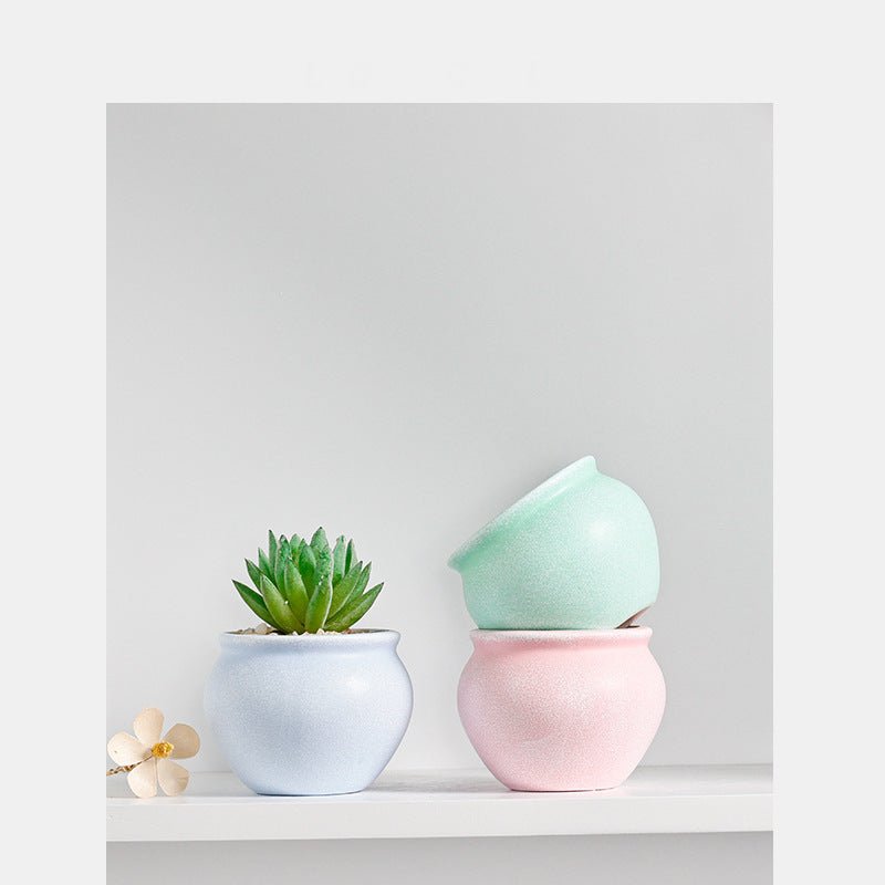 Laventi BOTANI™ Porzellan-Blumentopf Mein Shop