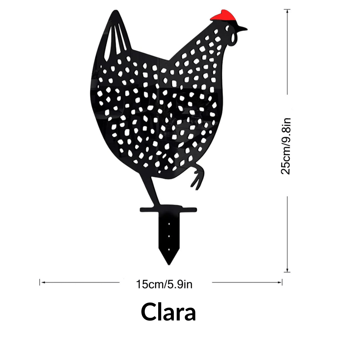 Laventi CHICKEN™ – Metall-Gartenstecker Laventi