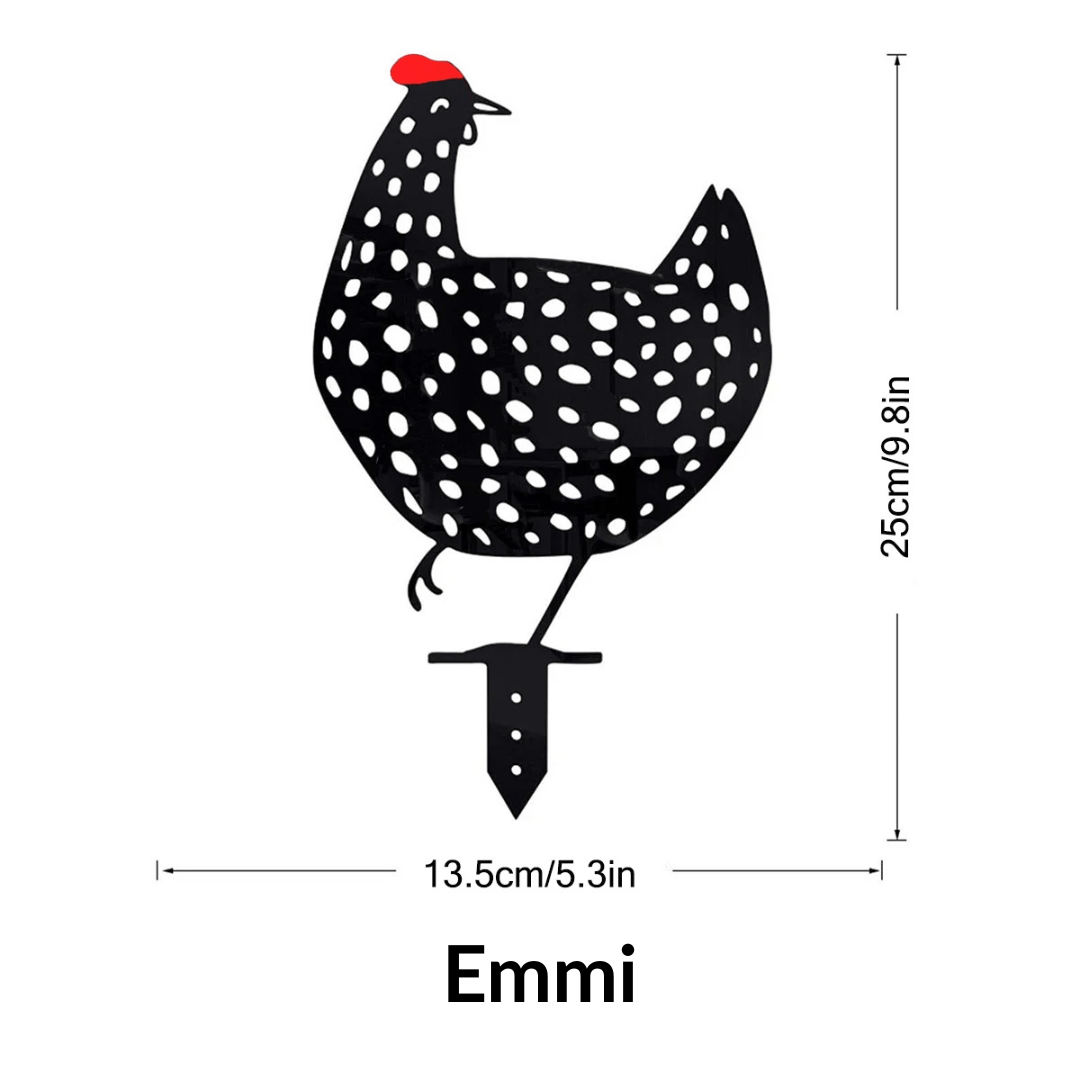 Laventi CHICKEN™ – Metall-Gartenstecker Laventi