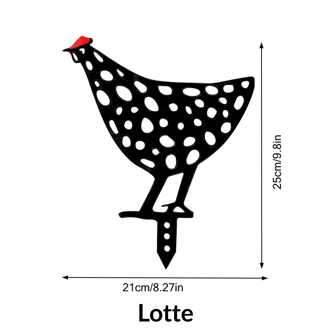 Laventi CHICKEN™ – Metall-Gartenstecker Laventi