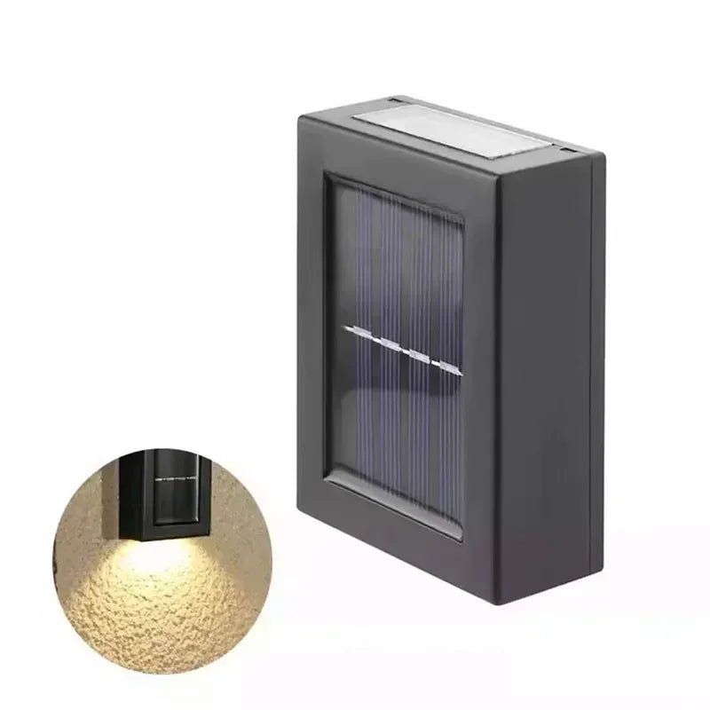 Solar Up and Down Spot Lights Outdoor, Street Wall Light Lamp Solar Powered Sunlight Waterproof Solar Lamp Garden Decorative Laventi