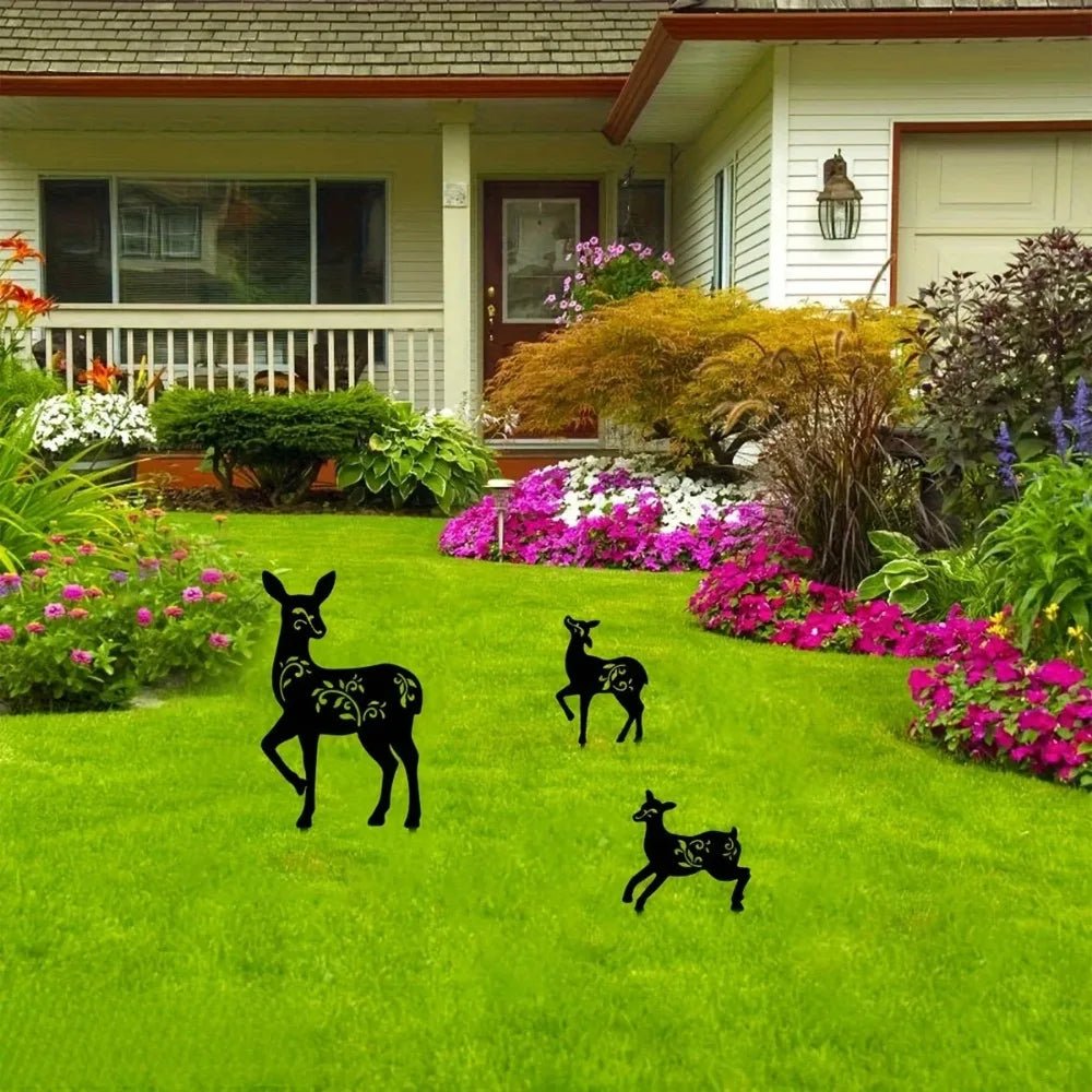 Laventi BAMBI™ – Reh-Familie aus Metall Laventi